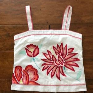 French Connection floral detail top